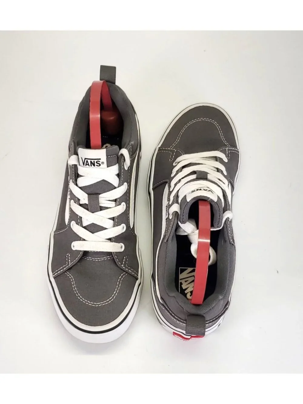Vans Gray Canvas Filmore Old Fashion Kids' Skate Shoes Size 4 Youth 1684